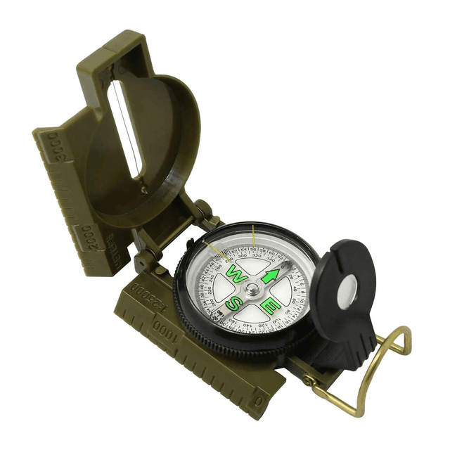Boussole militaire Portable Multifonctionnelle, phosphorescente, étanche, ABS