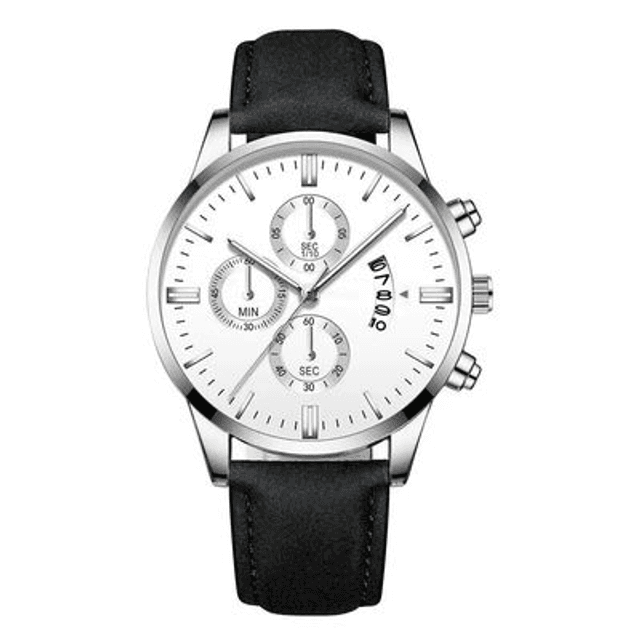Montre à quartz d&#039;affaires décontractée pour hommes