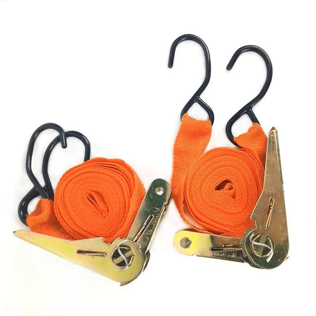 lot de 2 Sangle de tension à cliquet 4m x 2.5