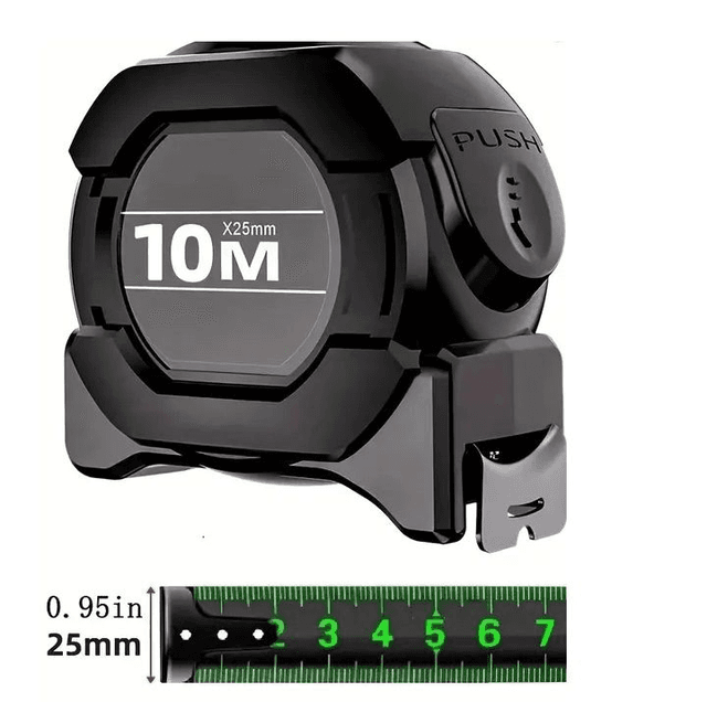 Ruban de Mesure Métrique en Acier au Carbone Durable 10 m