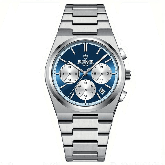 Montre à quartz étanche de style sportif pour homme date chrono étanche