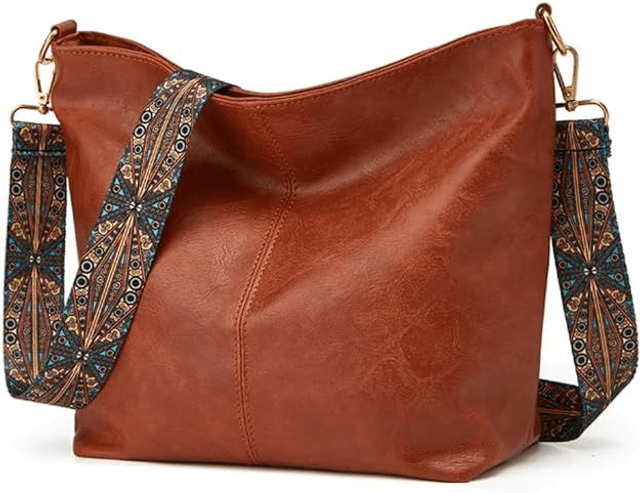 sac à bandoulière vintage femme en cuir Marie Perle