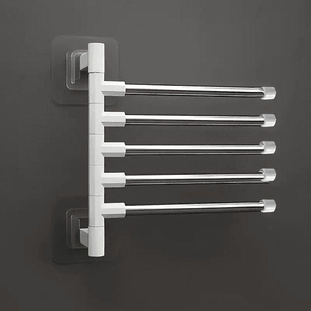 porte serviette de Salle de Bain 5 barres aluminium