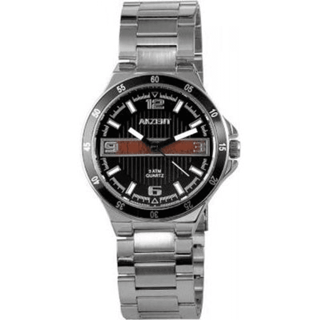 Montre marque Akzent homme bracelet acier inoxydable 