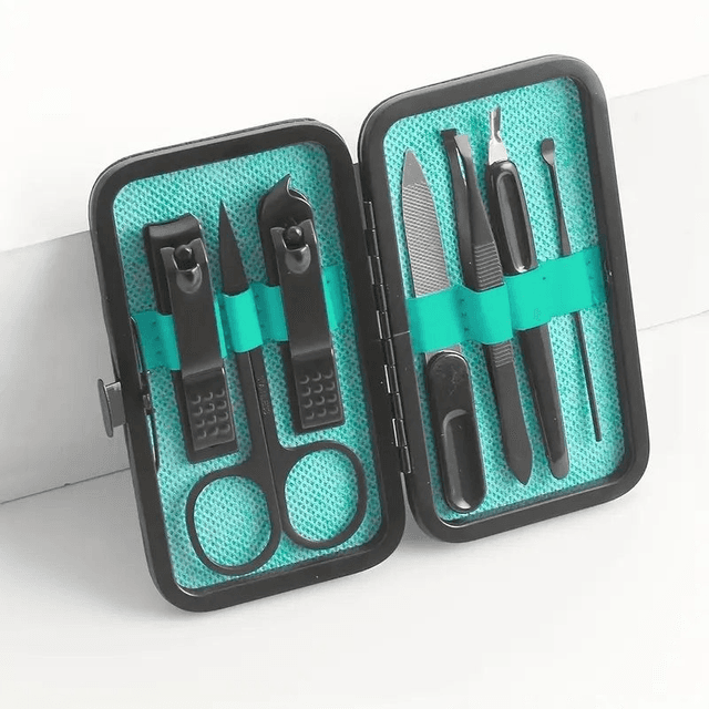 kit de soin de voyage   Ensemble de manucure 7 pièces