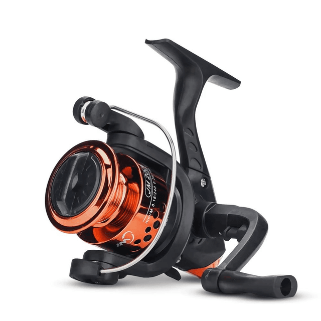 Moulinet de pêche pliant  de 40m de diamètre couleur rouge